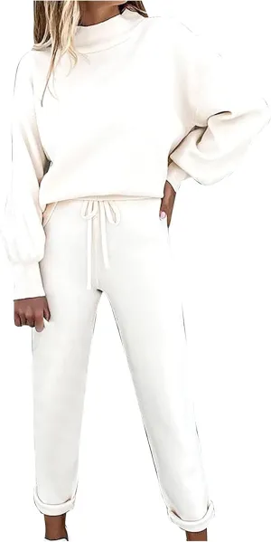 2 Piece Outfits for Women Fall 2025 Lounge Sets Workout Sweatsuits Jogger Sets Travel Tracksuits