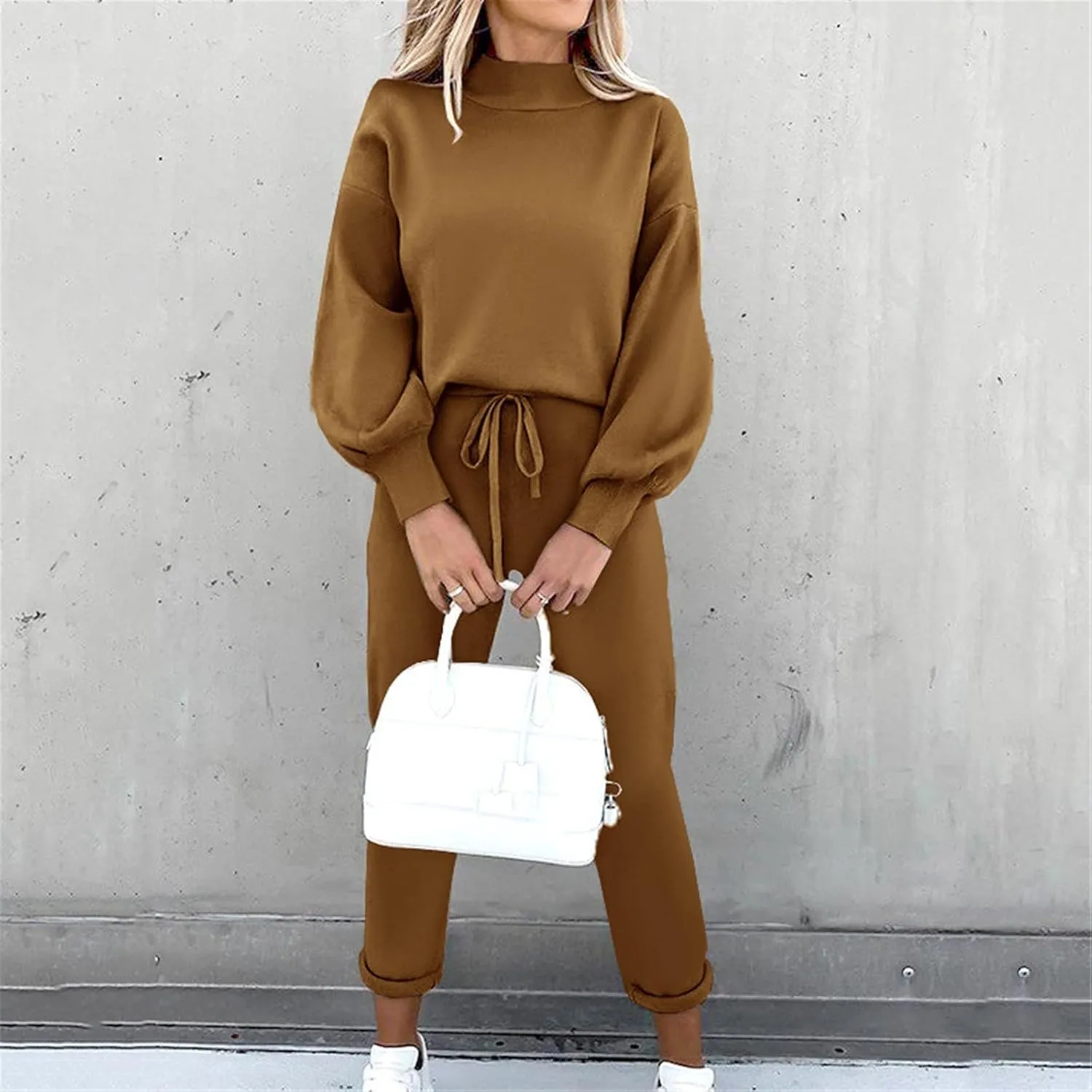 2 Piece Outfits for Women Fall 2025 Lounge Sets Workout Sweatsuits Jogger Sets Travel Tracksuits