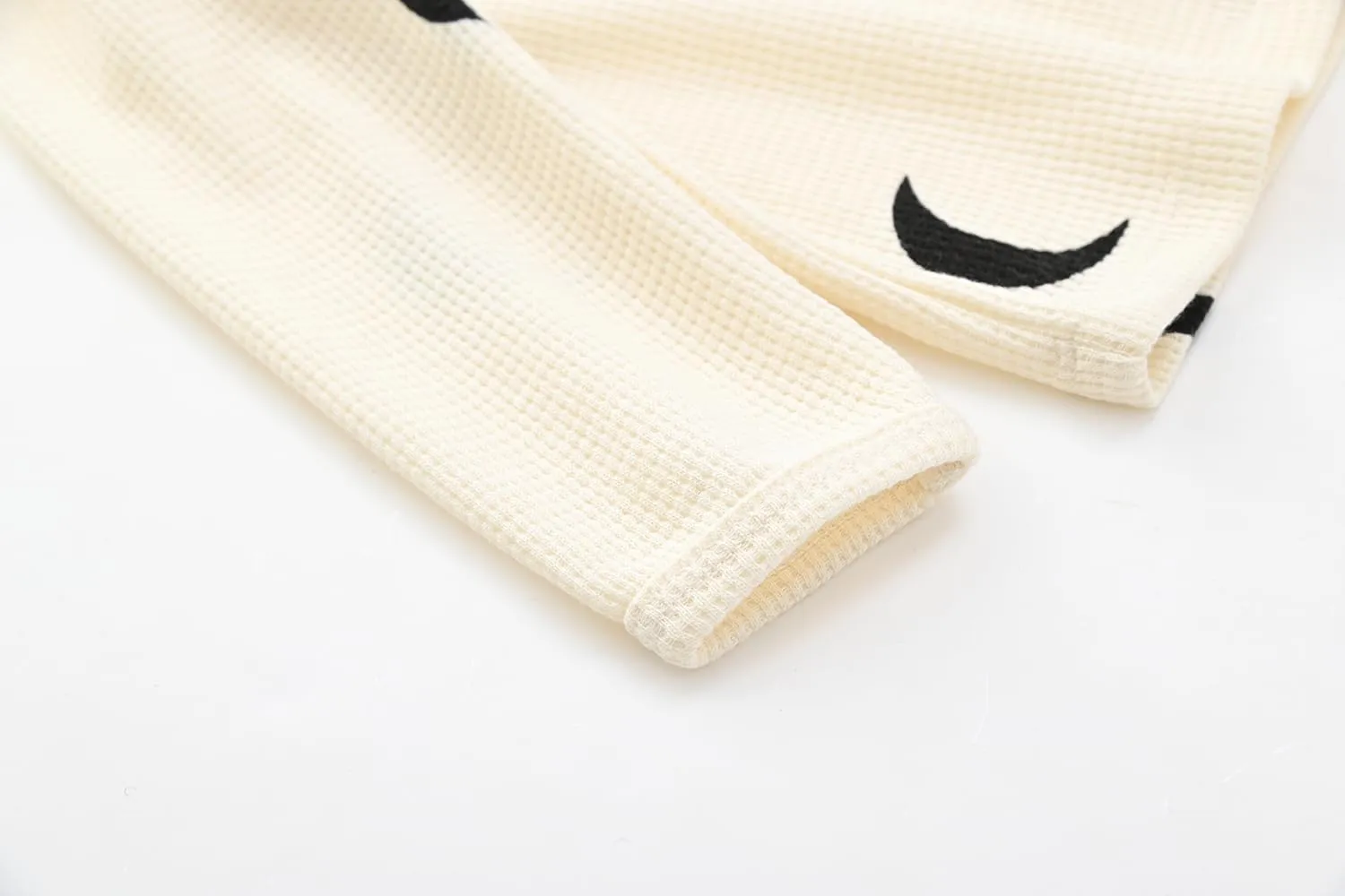 ACESTAR Unisex Baby and Toddler 2 Piece Waffle Knit Pajama Sets Long Sleeve Button Down Pjs Kids Matching Lounge Set