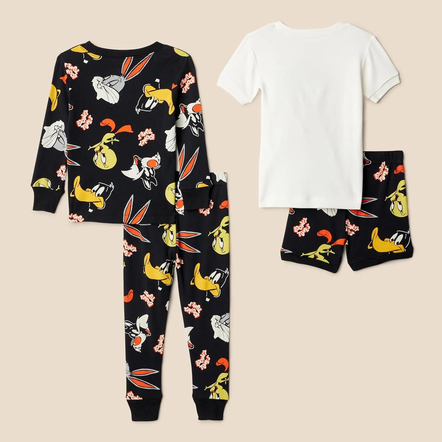Amazon Essentials Unisex Babies, Toddlers and Kids' Snug-Fit Cotton Pajama Sleepwear Sets