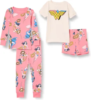 Amazon Essentials Unisex Babies, Toddlers and Kids' Snug-Fit Cotton Pajama Sleepwear Sets