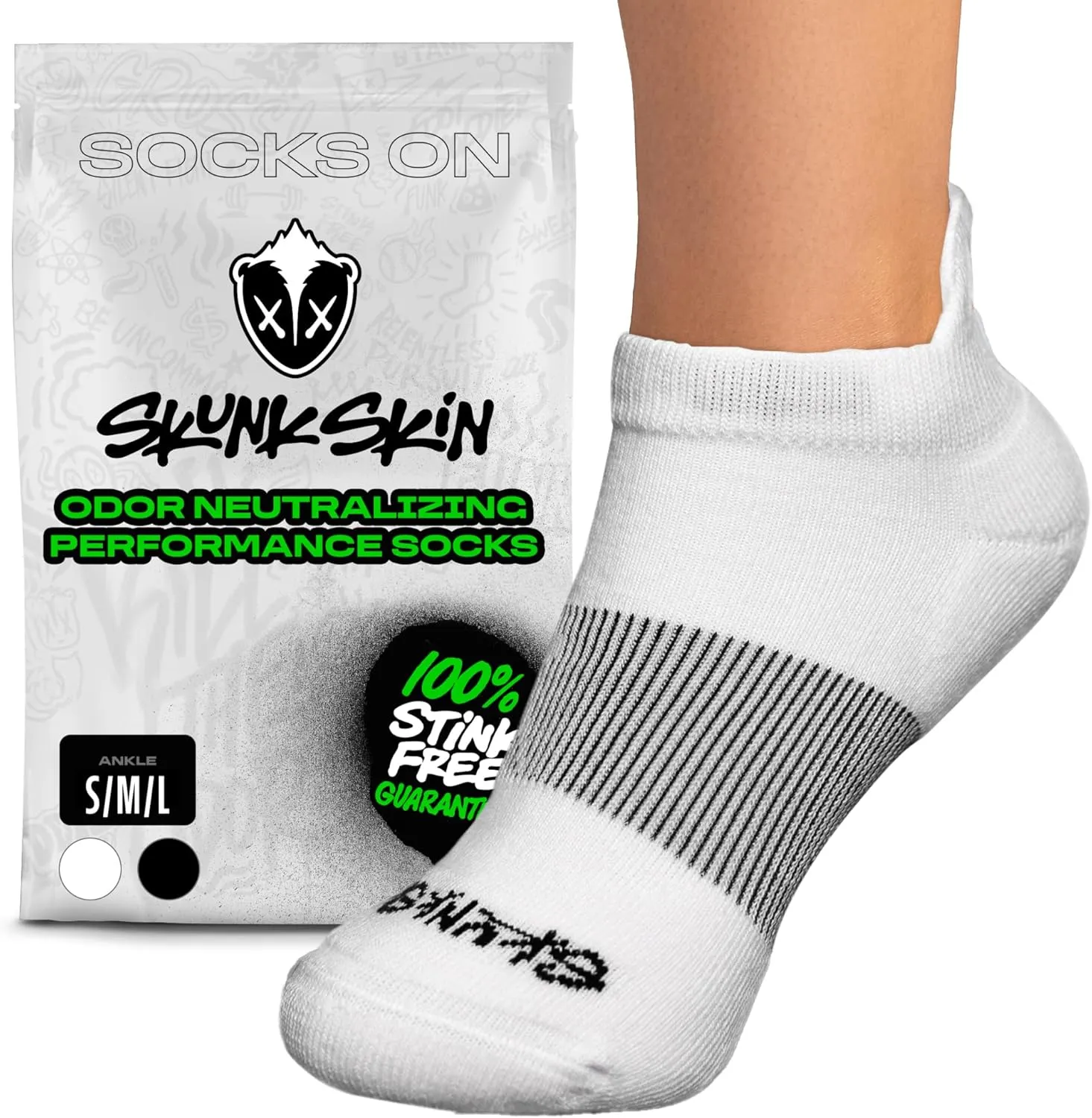 Anti-Odor Ankle Tab Socks – Available in Pack of 1 & Pack of 6 - Breathable Socks for Daily Wear and Training