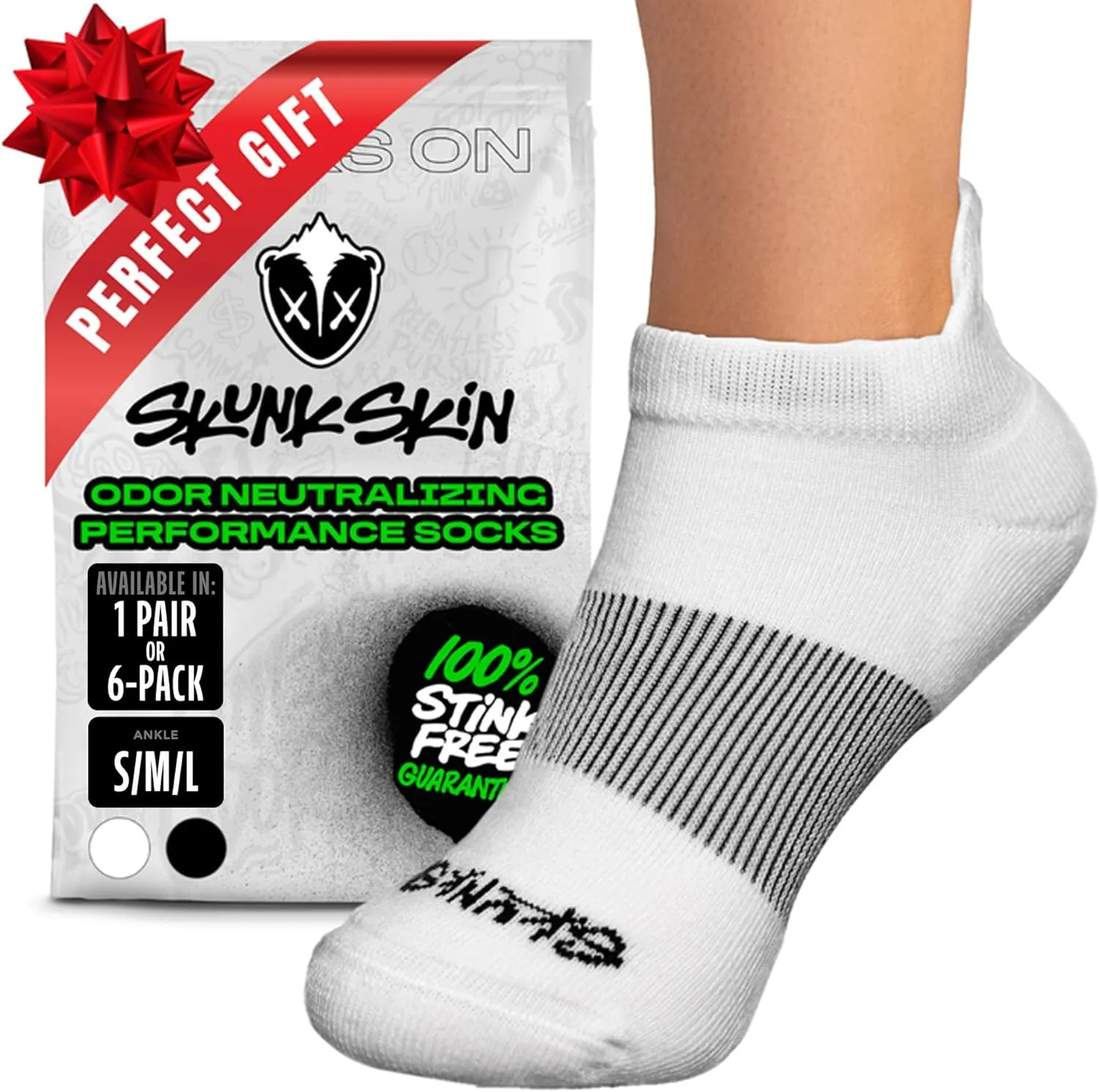 Anti-Odor Ankle Tab Socks – Available in Pack of 1 & Pack of 6 - Breathable Socks for Daily Wear and Training