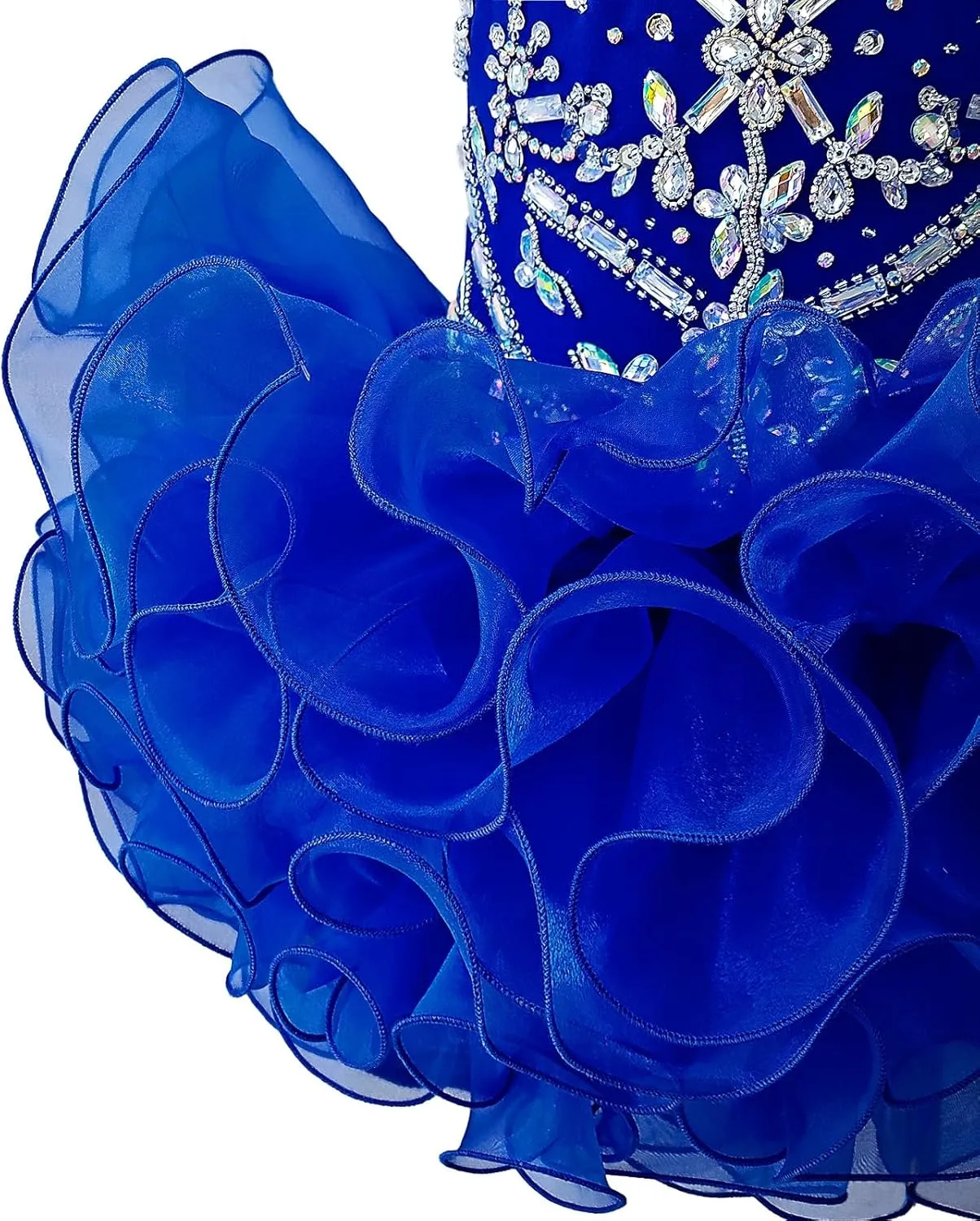 Baby Girls Handmade Beaded Dresses Pageant Dress Birthday Dresses infent Princess Dress