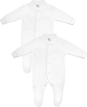 Baby Sleeper, Baby Boys & Girls Pajamas – Made In Britain, 2 Pack of 100% Cotton Footie Pajamas