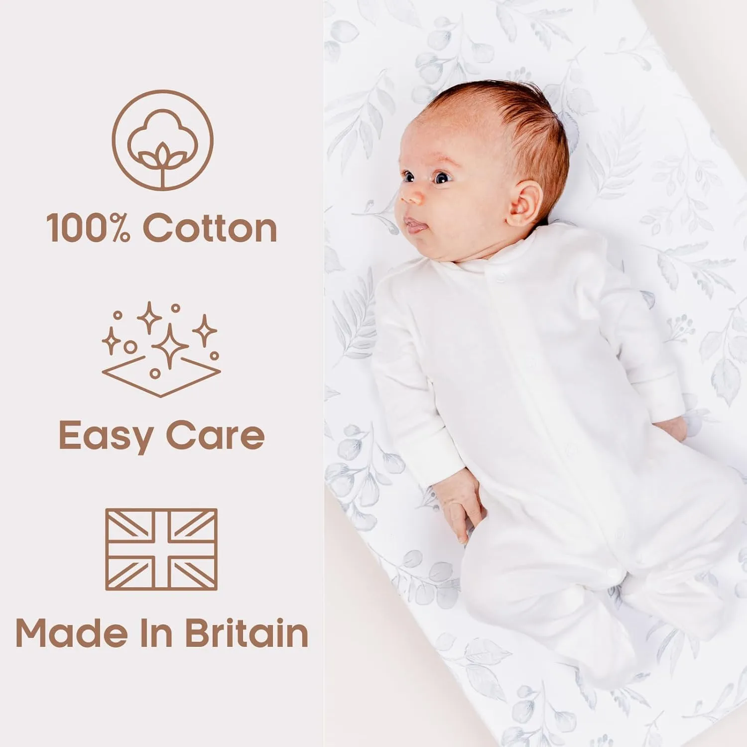 Baby Sleeper, Baby Boys & Girls Pajamas – Made In Britain, 2 Pack of 100% Cotton Footie Pajamas