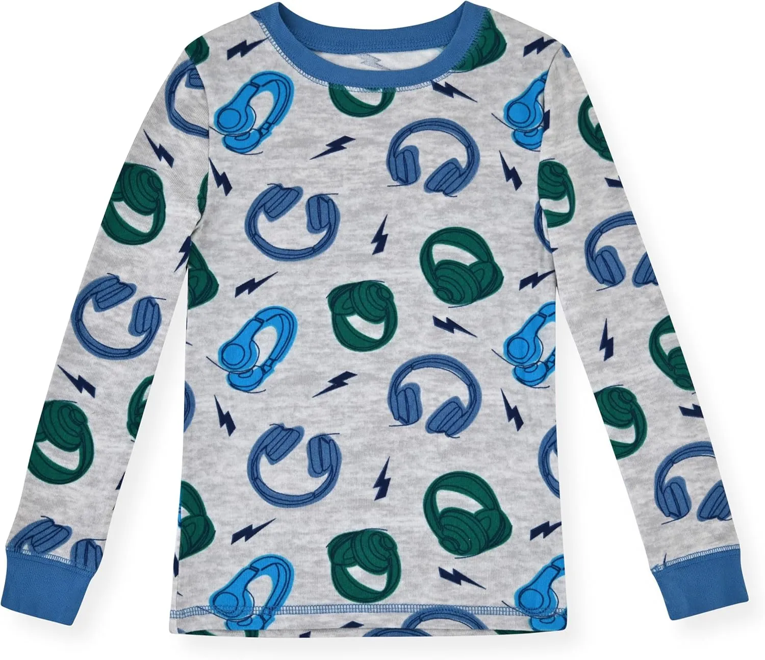 Boys’ Pajama Sets Snug Fit Long Sleeve Tops & Sleep Pants – Soft Kids Sleepwear in Sizes 3T-12 with Fun Prints