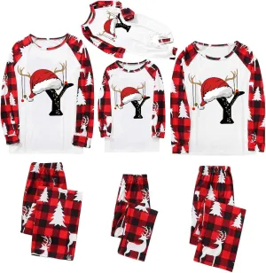 Christmas Pajamas for Family 2024 Holiday Christmas Pjs for Family Xmas Pajamas Matching Sets for Couples Sleepwear