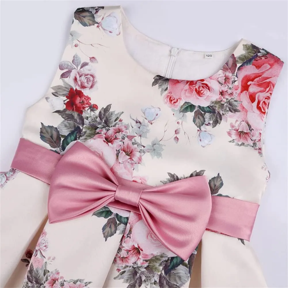 COMISARA 2-9T Girls Flower Dresses Pageant Party Easter Gown Dresses