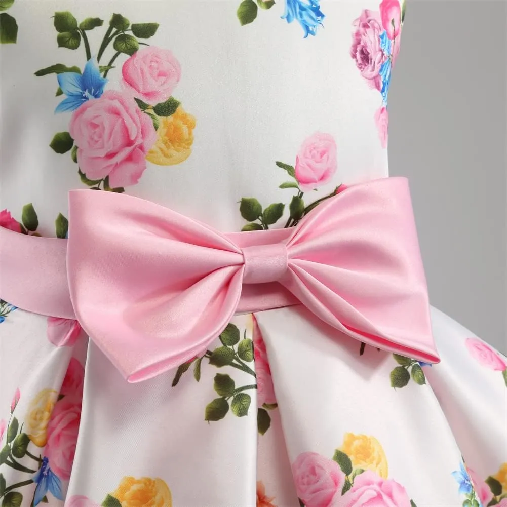 COMISARA 2-9T Girls Flower Dresses Pageant Party Easter Gown Dresses