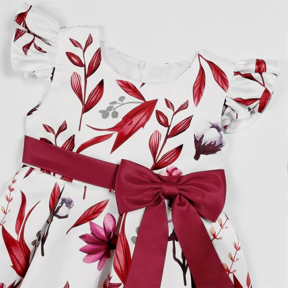 COMISARA 2-9T Girls Flower Easter Dresses Pageant Party Gown Dresses