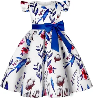 COMISARA 2-9T Girls Flower Easter Dresses Pageant Party Gown Dresses