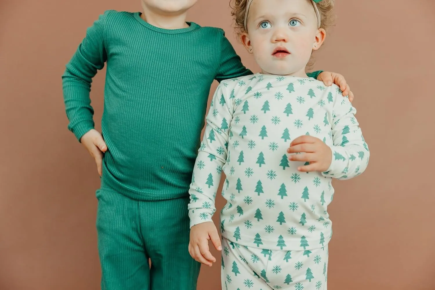 Copper Pearl Two Piece Long Sleeve Toddler Pajamas PJ Sets for Boys and Girls - Adorable Pattern Pajamas, Breathable Fabric to Keep Cool While Sleeping, Sizes 12 Months to 5T - Alps