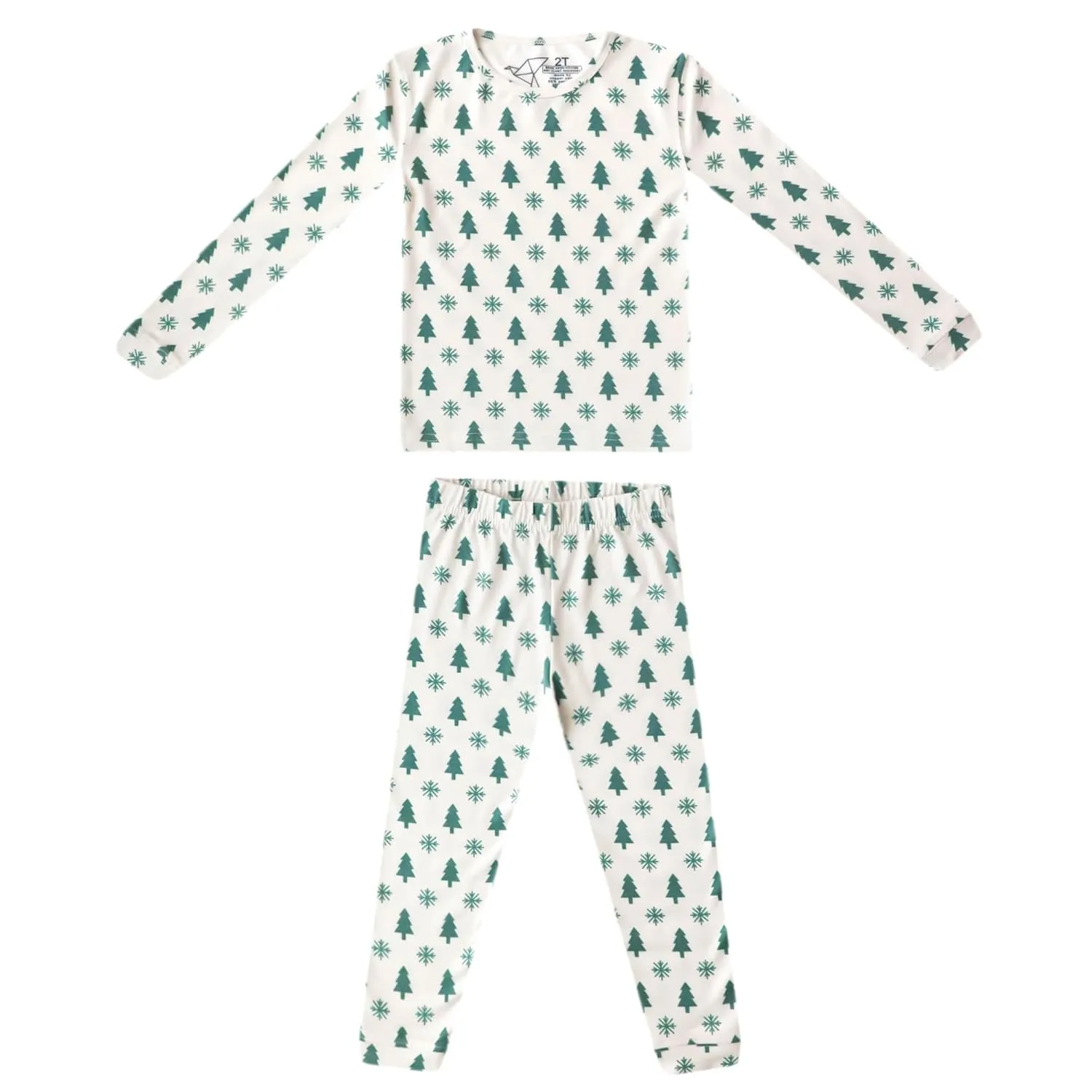 Copper Pearl Two Piece Long Sleeve Toddler Pajamas PJ Sets for Boys and Girls - Adorable Pattern Pajamas, Breathable Fabric to Keep Cool While Sleeping, Sizes 12 Months to 5T - Alps