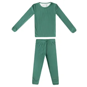 Copper Pearl Two Piece Long Sleeve Toddler Pajamas PJ Sets for Boys and Girls - Adorable Pattern Pajamas, Breathable Fabric to Keep Cool While Sleeping, Sizes 12 Months to 5T - Balsam