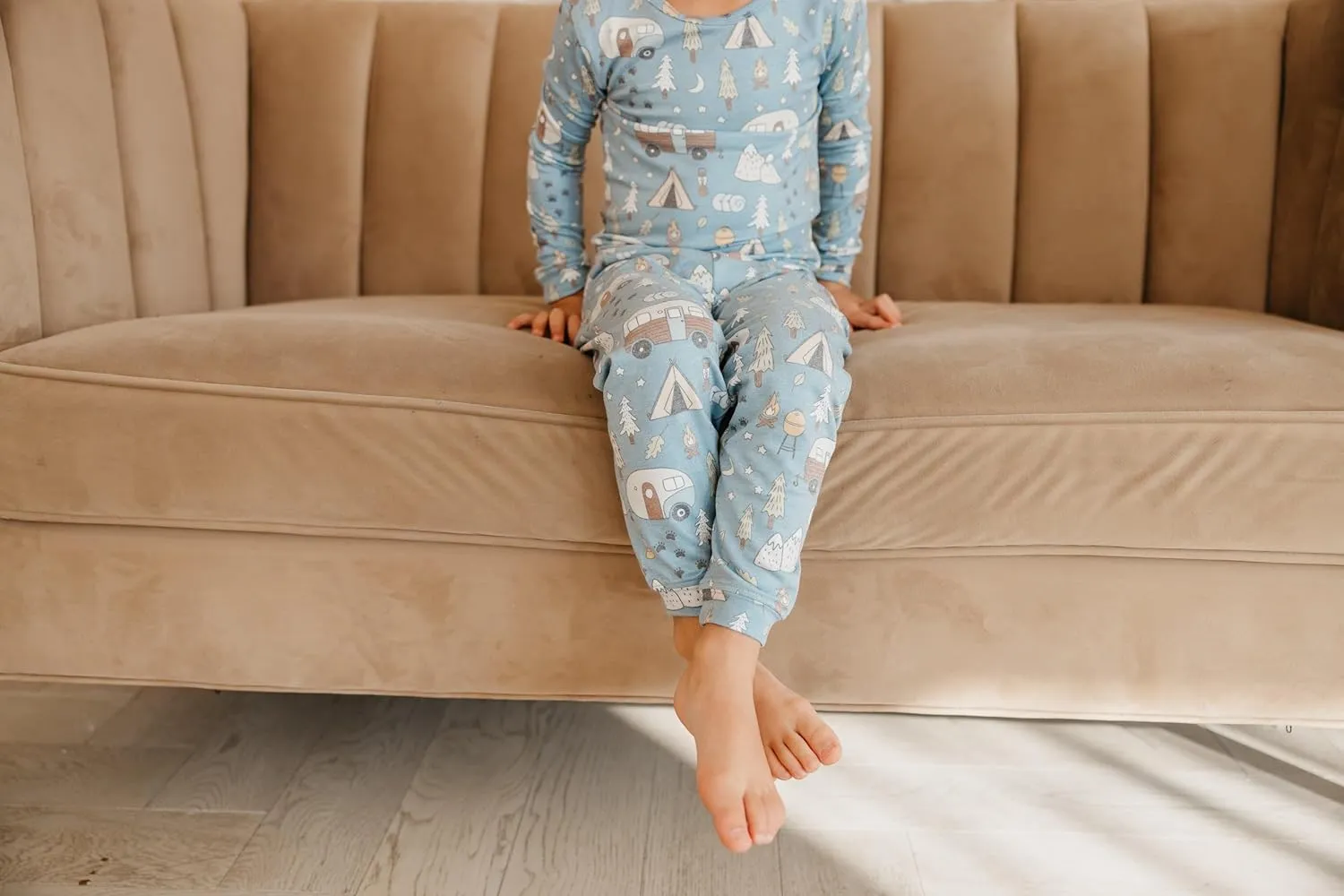Copper Pearl Two Piece Long Sleeve Toddler Pajamas PJ Sets for Boys and Girls - Adorable Pattern Pajamas, Breathable Fabric to Keep Cool While Sleeping, Sizes 12 Months to 5T - Bridger