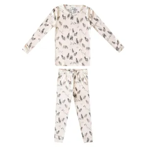 Copper Pearl Two Piece Long Sleeve Toddler Pajamas PJ Sets for Boys and Girls - Adorable Pattern Pajamas, Breathable Fabric to Keep Cool While Sleeping, Sizes 12 Months to 5T - Cody