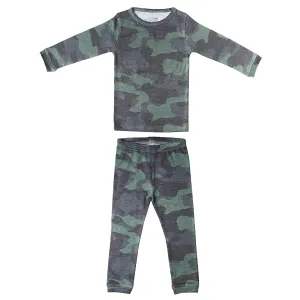 Copper Pearl Two Piece Long Sleeve Toddler Pajamas PJ Sets for Boys and Girls - Adorable Pattern Pajamas, Breathable Fabric to Keep Cool While Sleeping, Sizes 12 Months to 5T - Hunter