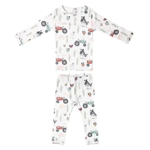 Copper Pearl Two Piece Long Sleeve Toddler Pajamas PJ Sets for Boys and Girls - Adorable Pattern Pajamas, Breathable Fabric to Keep Cool While Sleeping, Sizes 12 Months to 5T - Jo