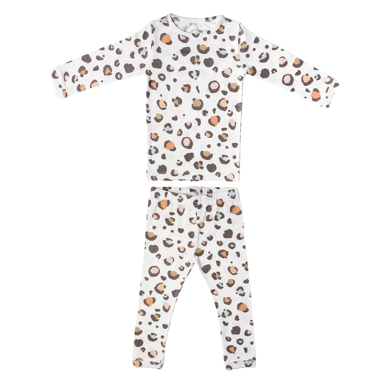Copper Pearl Two Piece Long Sleeve Toddler Pajamas PJ Sets for Boys and Girls - Adorable Pattern Pajamas, Breathable Fabric to Keep Cool While Sleeping, Sizes 12 Months to 5T - Millie
