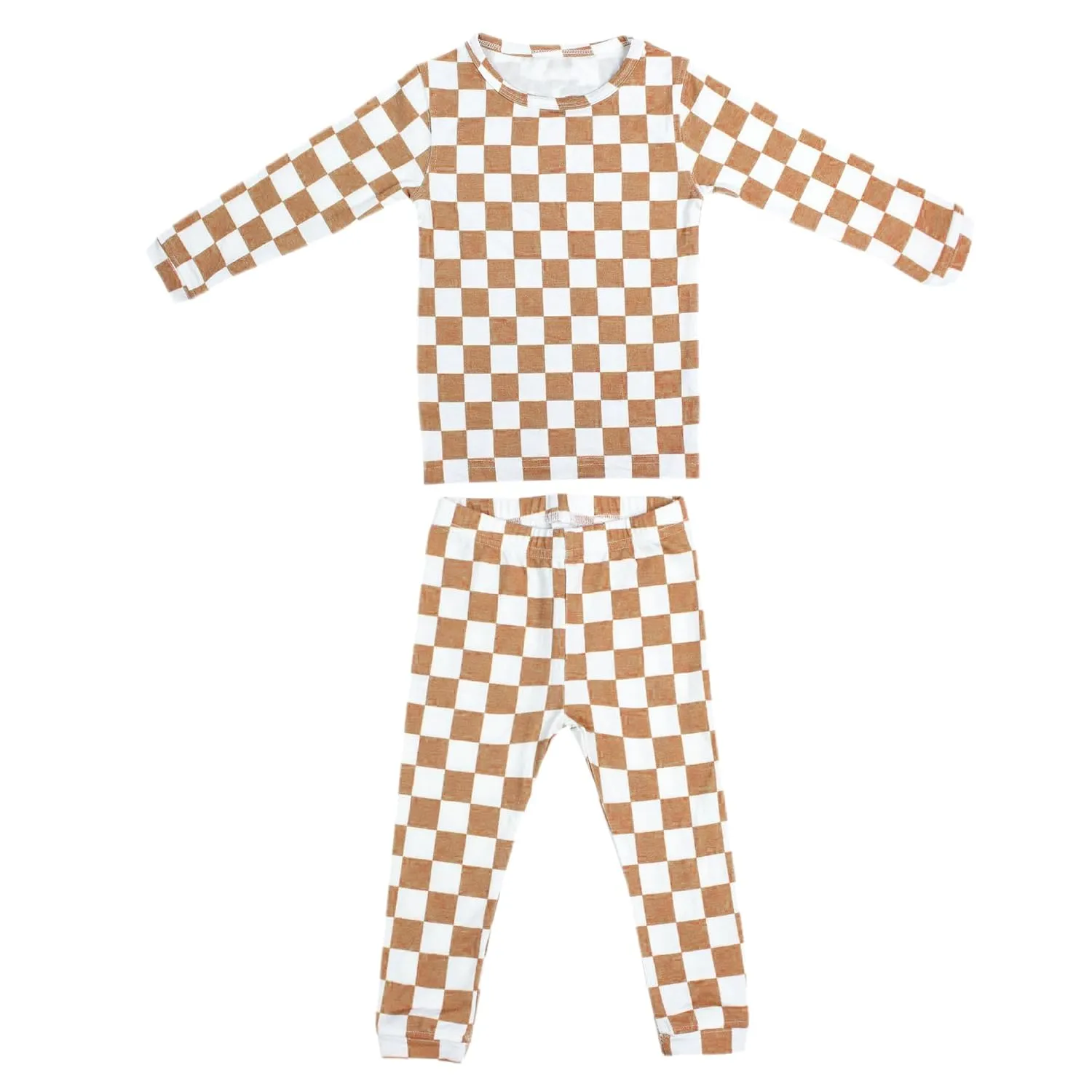 Copper Pearl Two Piece Long Sleeve Toddler Pajamas PJ Sets for Boys and Girls - Adorable Pattern Pajamas, Breathable Fabric to Keep Cool While Sleeping, Sizes 12 Months to 5T - Rad