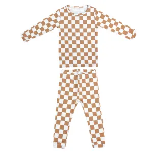 Copper Pearl Two Piece Long Sleeve Toddler Pajamas PJ Sets for Boys and Girls - Adorable Pattern Pajamas, Breathable Fabric to Keep Cool While Sleeping, Sizes 12 Months to 5T - Rad