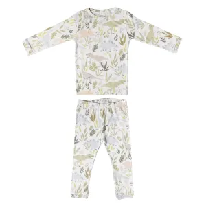 Copper Pearl Two Piece Long Sleeve Toddler Pajamas PJ Sets for Boys and Girls - Adorable Pattern Pajamas, Breathable Fabric to Keep Cool While Sleeping, Sizes 12 Months to 5T - Rex
