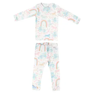 Copper Pearl Two Piece Long Sleeve Toddler Pajamas PJ Sets for Boys and Girls - Adorable Pattern Pajamas, Breathable Fabric to Keep Cool While Sleeping, Sizes 12 Months to 5T - Whimsy