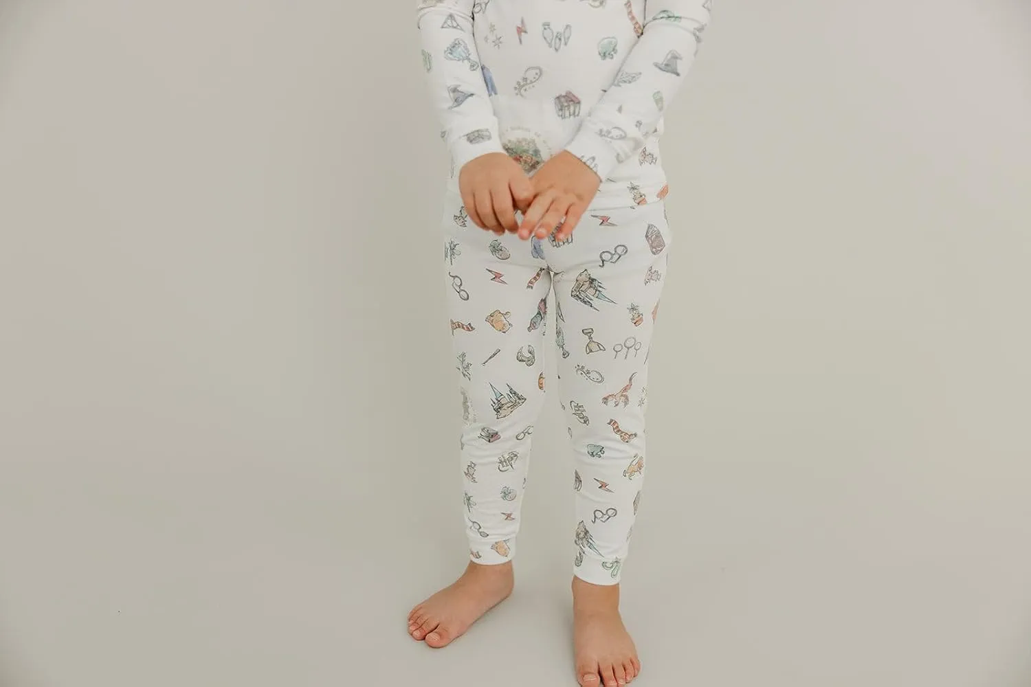 Copper Pearl Two Piece Long Sleeve Toddler Pajamas PJ Sets for Boys and Girls - Adorable Pattern Pajamas, Breathable Fabric to Keep Cool While Sleeping, Sizes 12 Months to 5T - Wizarding World™