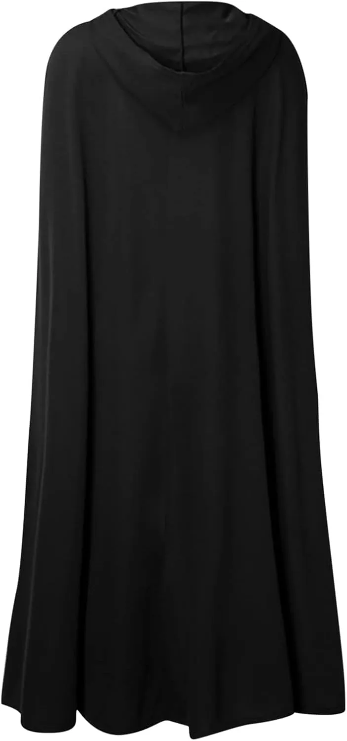 Fashion Fall Winter Winter Coats for Women Solid Hooded Trench Coat Oversized Split Cloak Woolen Outerwear Long Hoodies