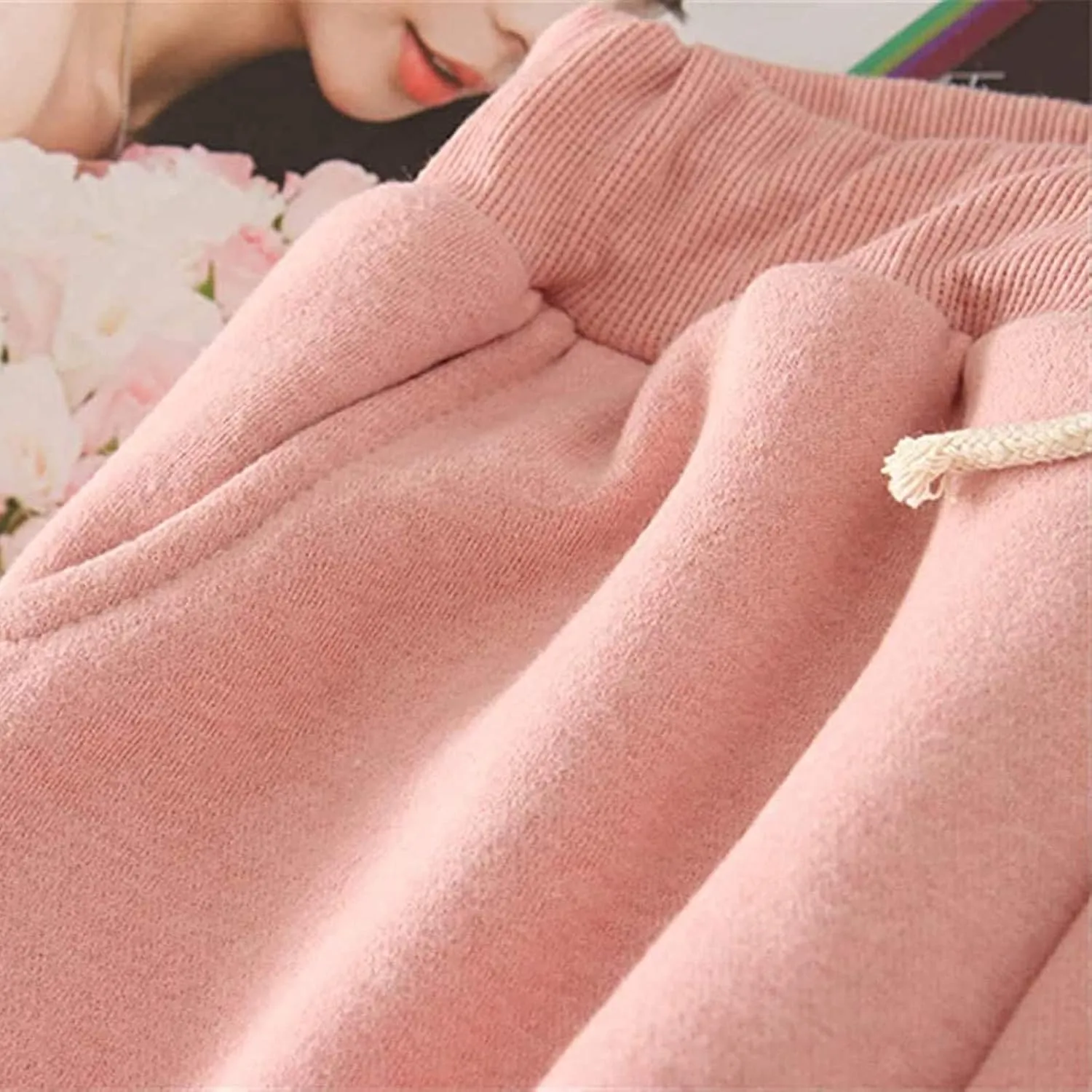 Fleece Pajamas Set for Women Winter Warm Pajamas 2 Piece Outfits Soft Comfy Fleece Pjs Pullover Pant Plush Loungewear
