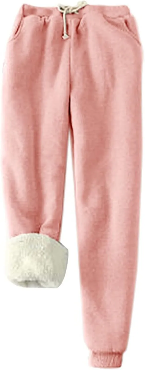 Fleece Pajamas Set for Women Winter Warm Pajamas 2 Piece Outfits Soft Comfy Fleece Pjs Pullover Pant Plush Loungewear