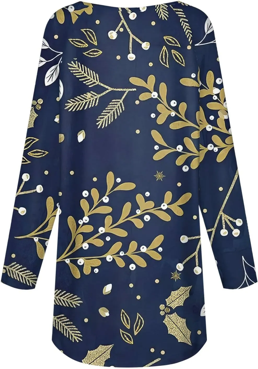Going Out Tops For Women, Womens Loose Fit Long Sleeve Blouse Trendy Crewneck Tunics Or Tops To Wear With Leggings