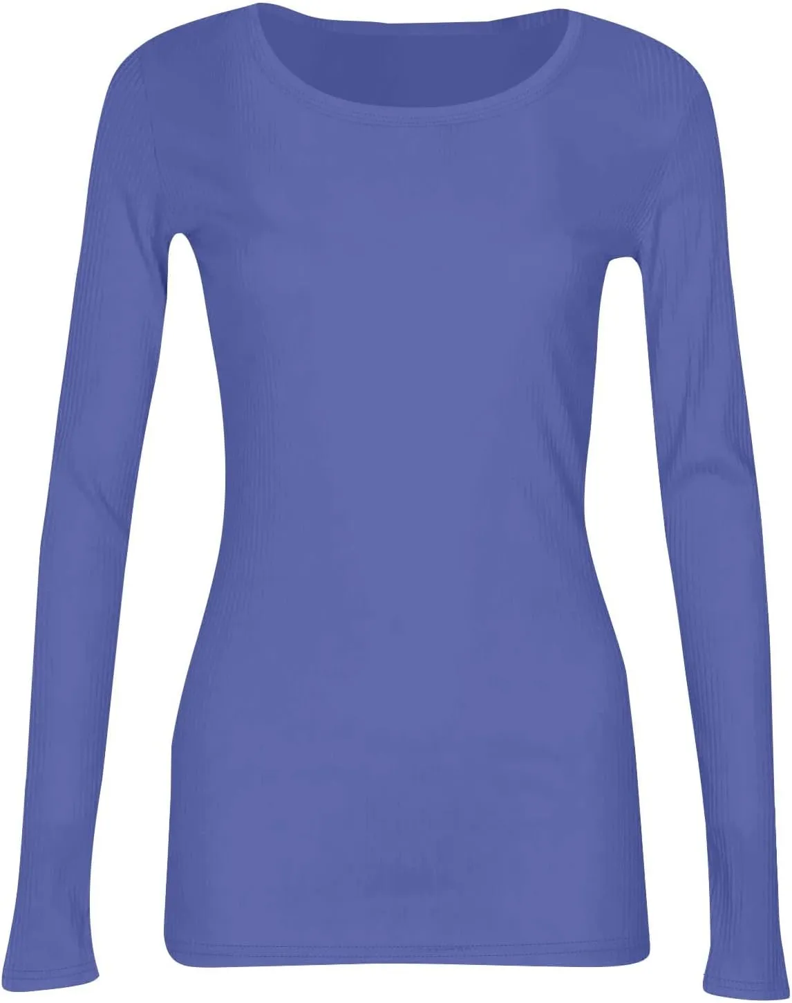 Going Out Tops for Women Y2K Long Sleeve Lightweight Tops Ribbed Crew Neck Shirts Winter Trendy Travel Clothes