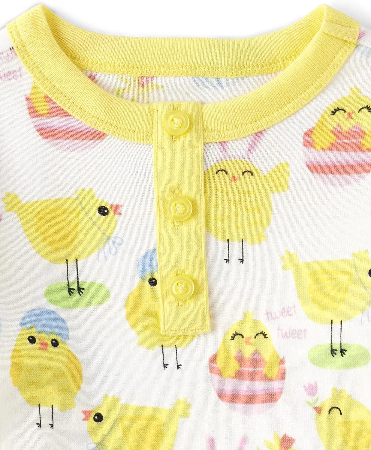 Gymboree Baby Girls' and Toddler Easter Gymmie Short Sleeve Top and Pant Cotton 2-Piece Pajama Sets