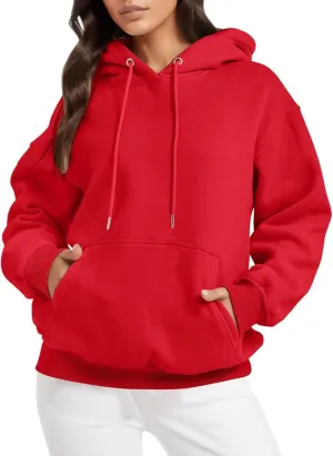 Hasta Women's String Hoodies with Pockets Oversized Lounge Fall Sweatshirt Loose Pullover Tunics Sweater Tops Trendy 2023