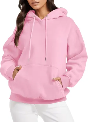 Hasta Women's String Hoodies with Pockets Oversized Lounge Fall Sweatshirt Loose Pullover Tunics Sweater Tops Trendy 2023