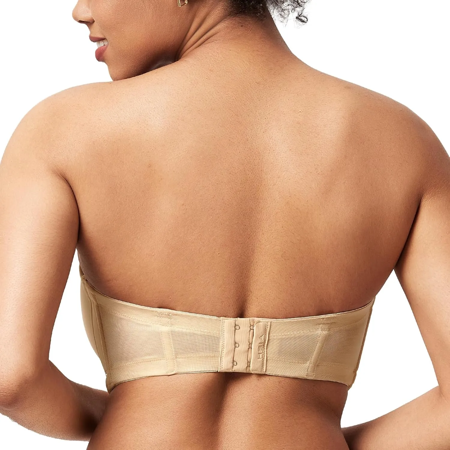 HSIA Strapless Bras for Big Bust Women Convertible Bra for Heavy Breast Strapless Bra Red Carpet Supportive Underwire