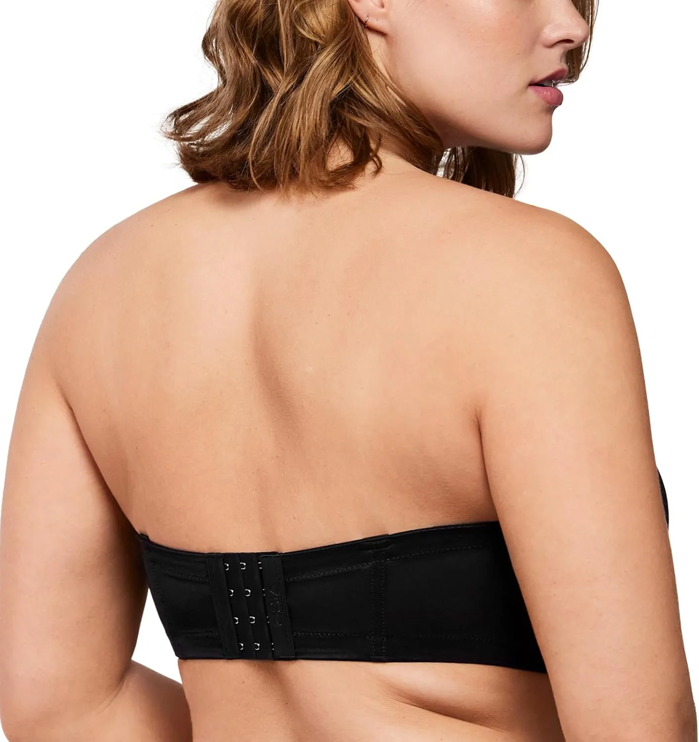 HSIA Strapless Bras for Big Bust Women Convertible Bra for Heavy Breast Strapless Bra Red Carpet Supportive Underwire