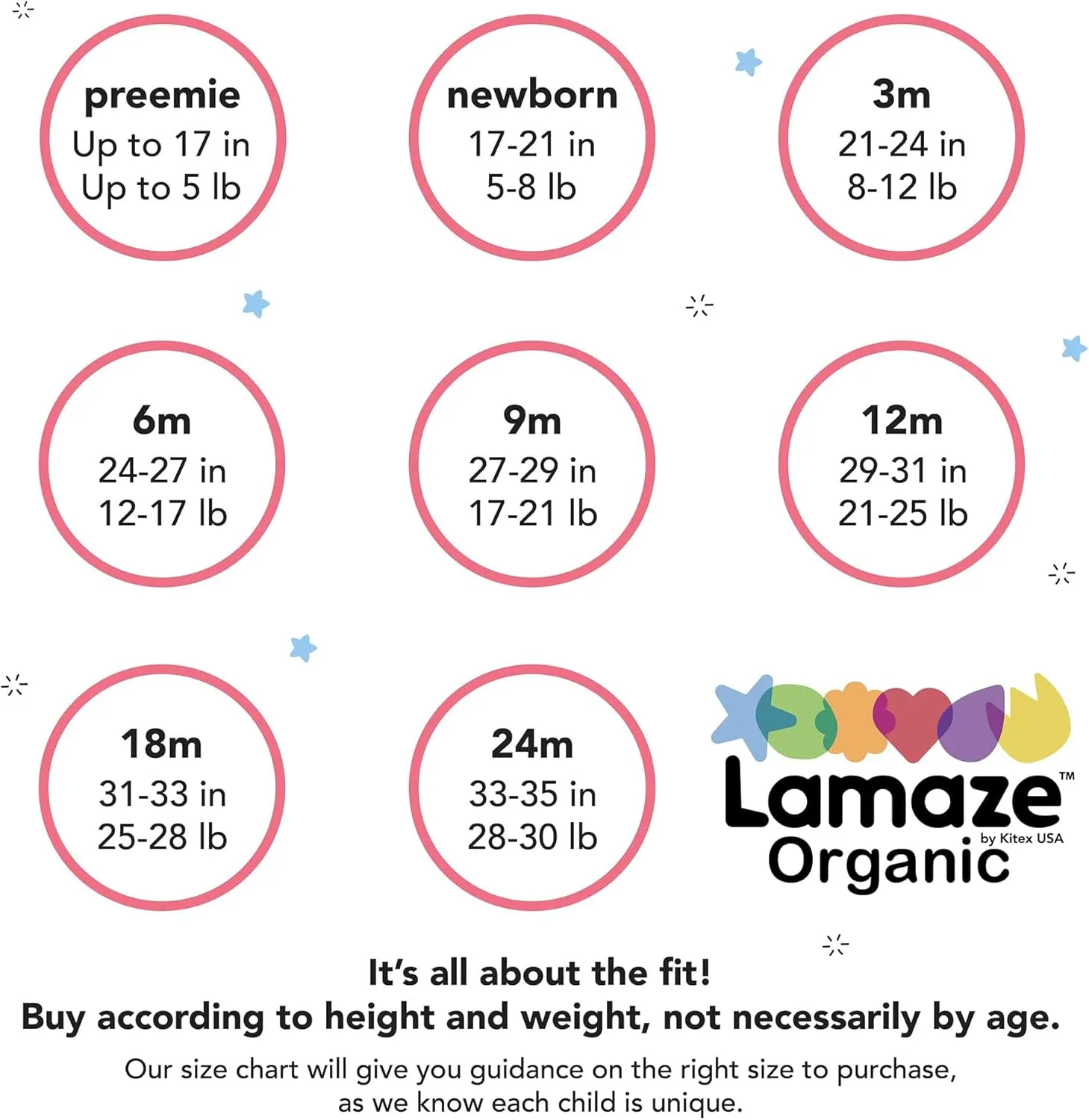 Lamaze Organic Baby baby-girls Footed Pajamas