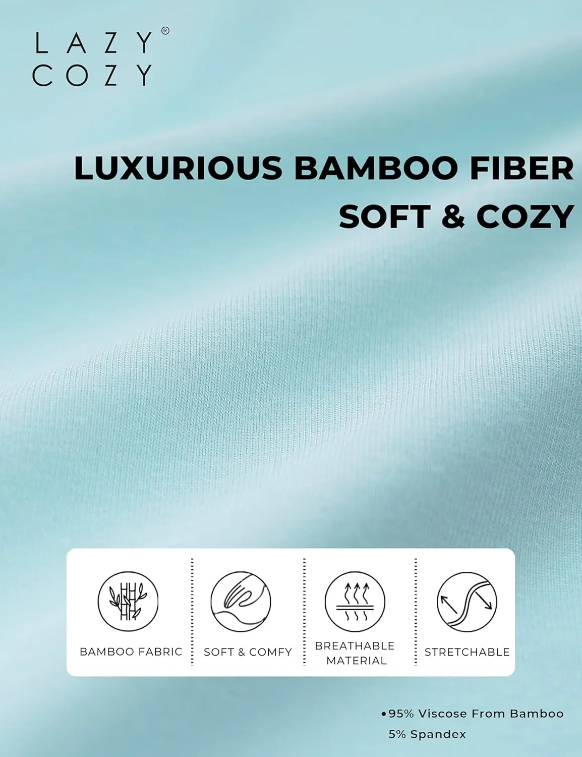 LazyCozy Womens Pajama Sets Viscose from Bamboo Pj Set Short Sleeve Top with Capri Pants Sleepwear 2 Piece Lounge Set