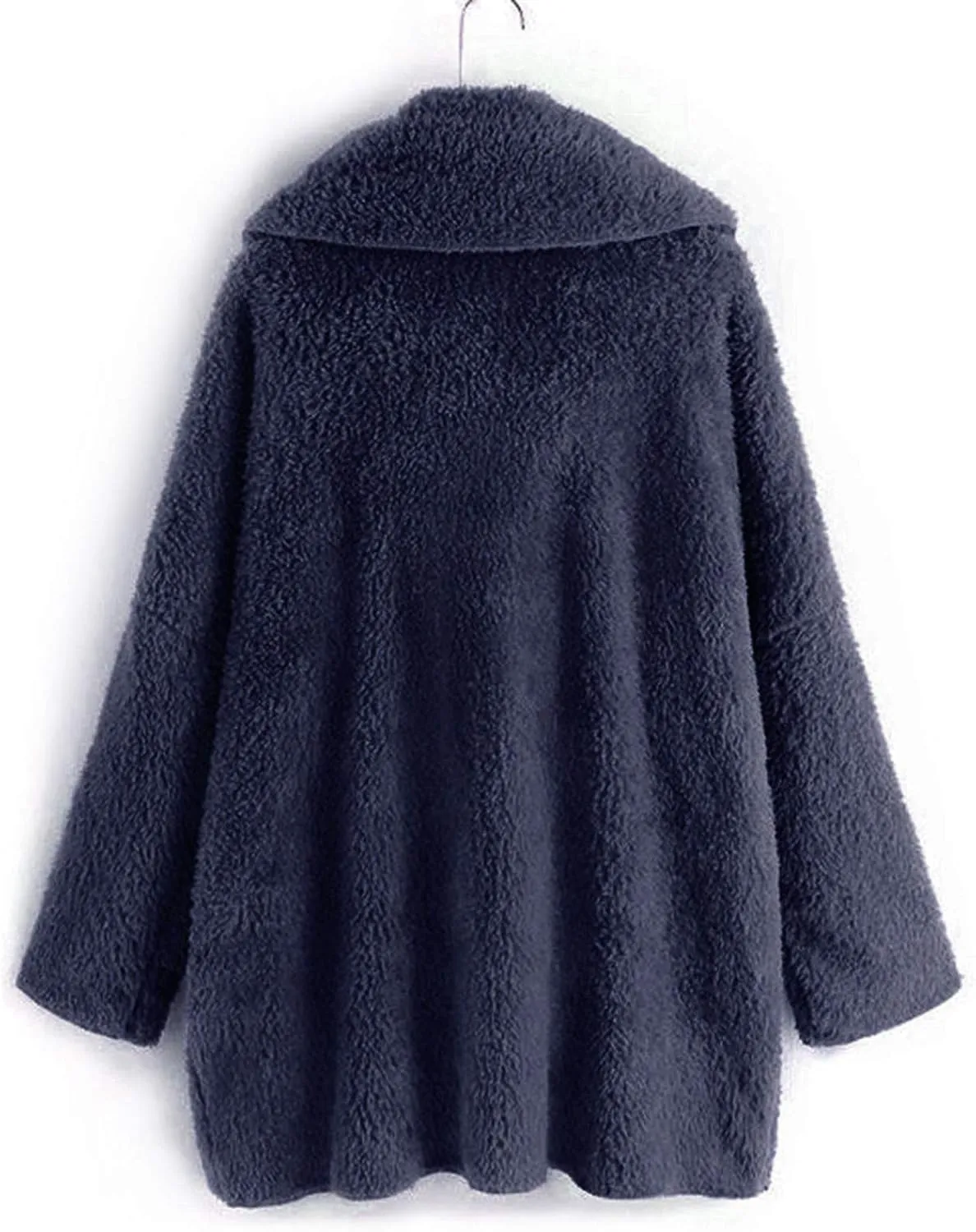 LCMTWX Womens 2023 Winter Fuzzy Fleece Jacket Fleece Sleeve Plus Size Women Women's Coat Solid Oversized Fuzzy Fleece De