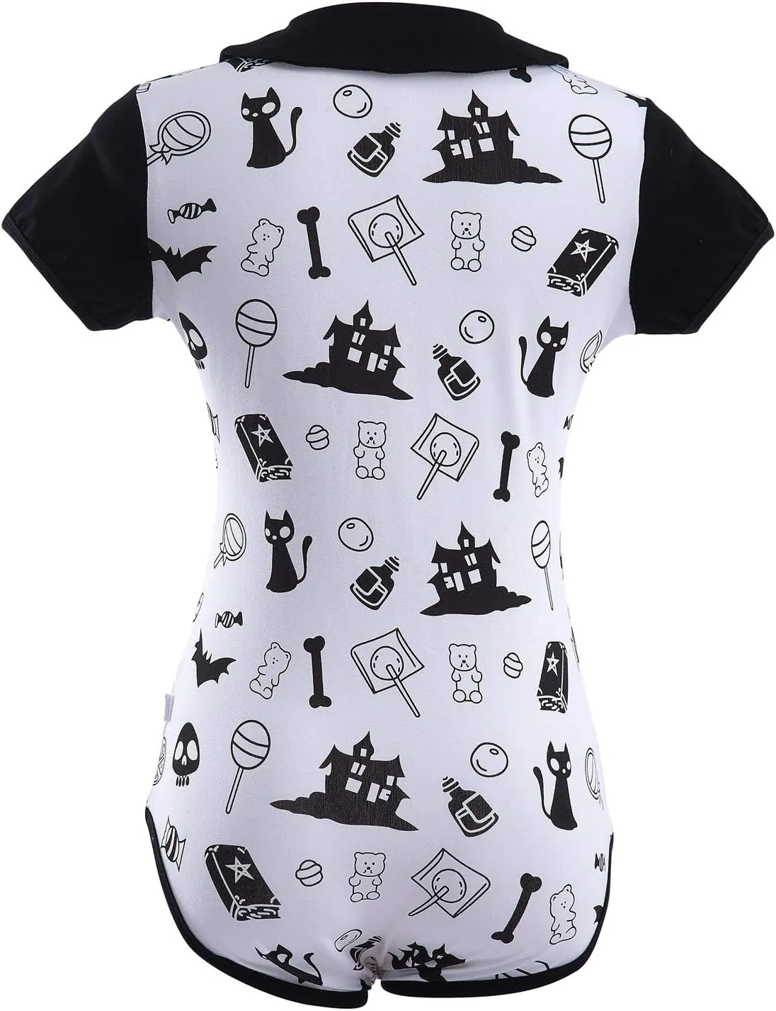 Littleforbig Cotton Romper Onesie Pajamas Bodysuit - Halloween