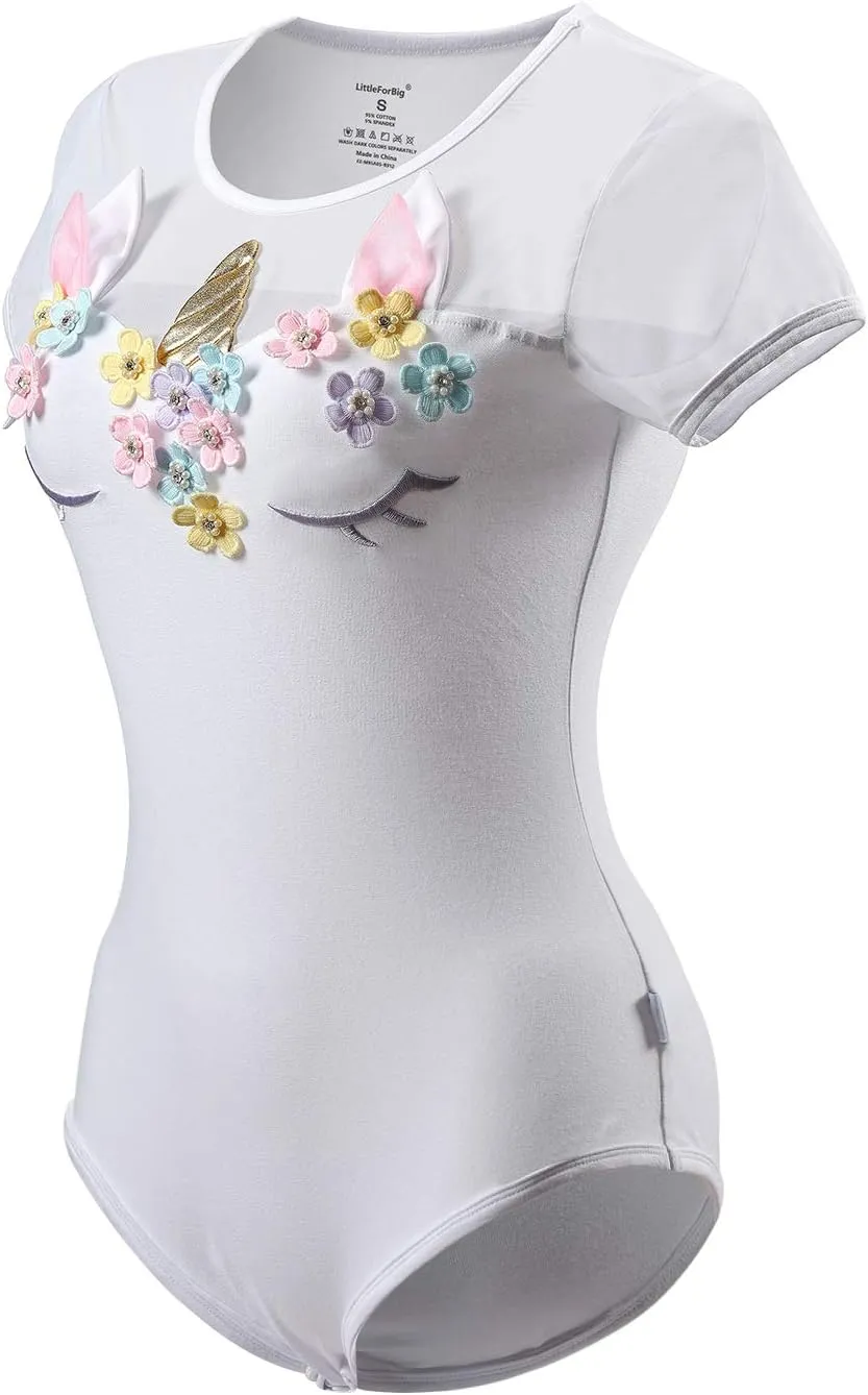 Littleforbig Cotton Romper Onesie Pajamas Bodysuit – Unicorn