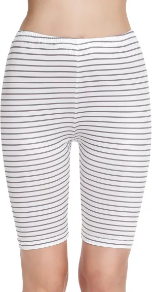MANCYFIT Short Leggings for Women Slip Shorts Mid Thigh Legging Plus Size Undershorts Flat