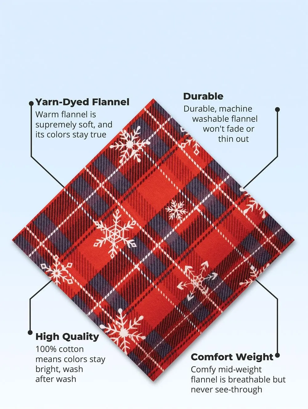 PajamaGram Printed Flannel Button-Front Kids Pajamas