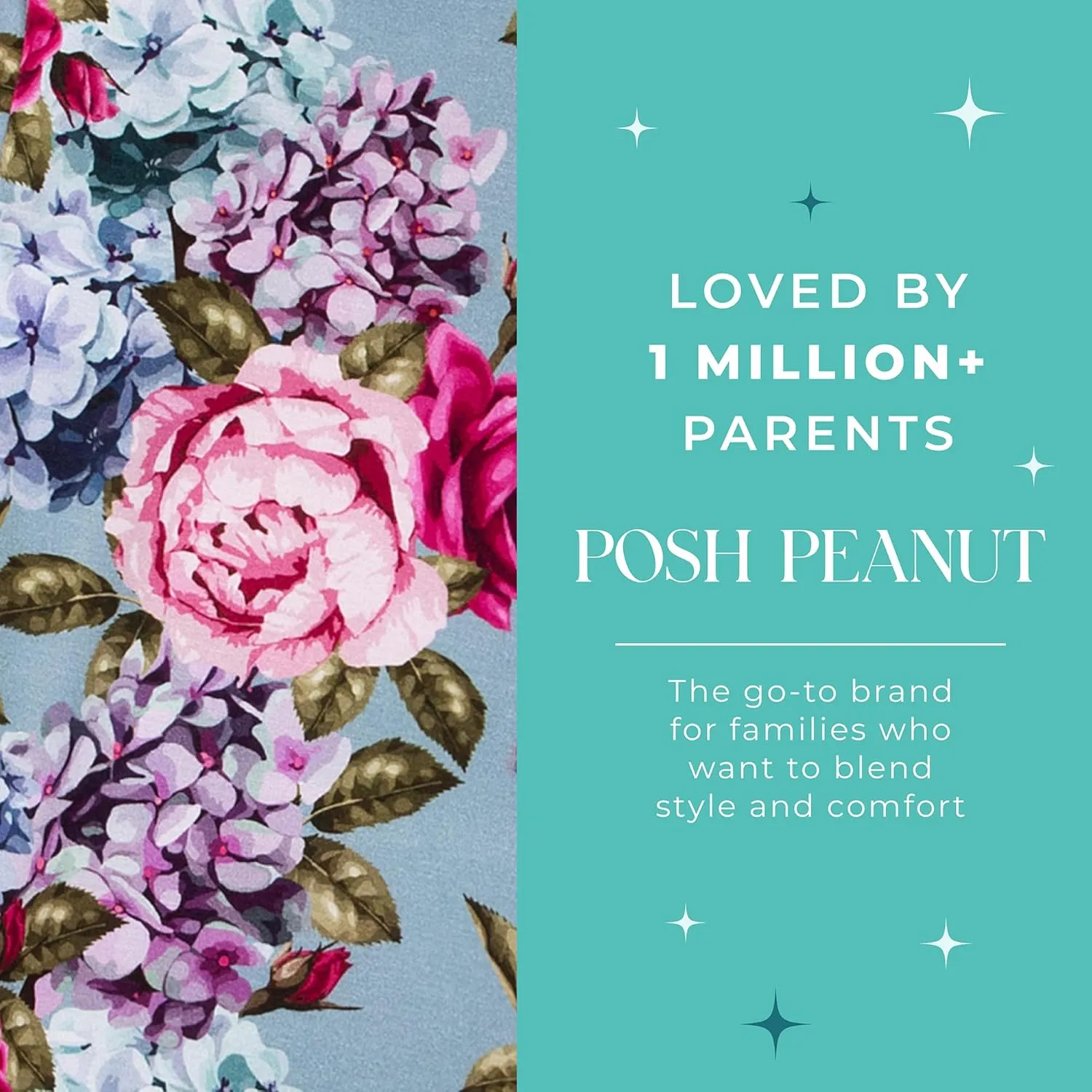 Posh Peanut Girls Pajamas - Soft, Viscose from Bamboo PJs for Kids - Matching, Long Sleeve Toddler Pajamas for Girls