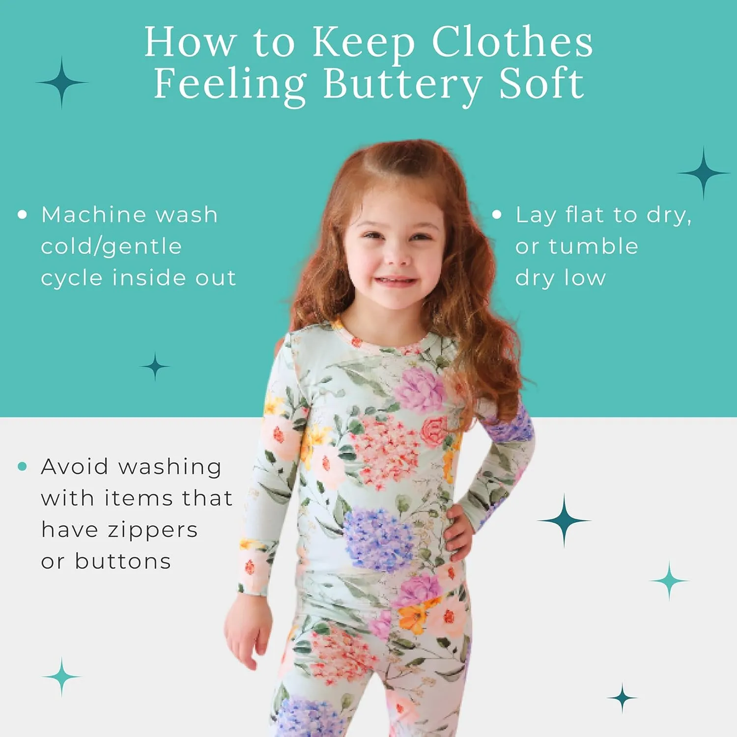 Posh Peanut Girls Pajamas - Soft, Viscose from Bamboo PJs for Kids - Matching, Long Sleeve Toddler Pajamas for Girls