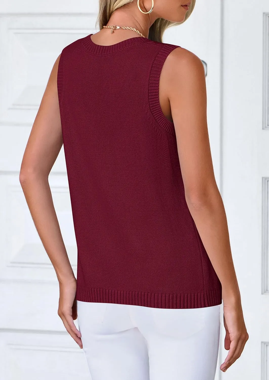 PRETTYGARDEN Sweater Vest Women 2025 Spring Summer Casual Lightweight Knit Sleeveless Button Down Tank Tops Trendy Clothes