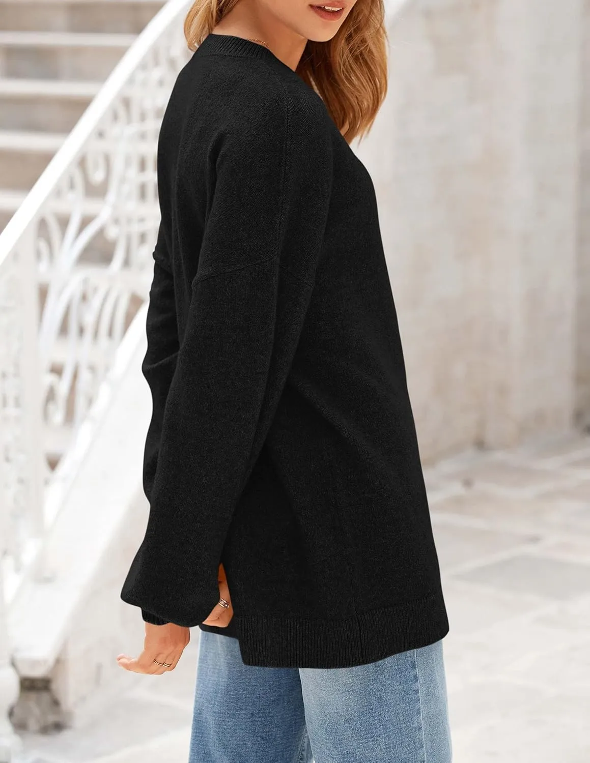 PRETTYGARDEN Women's Winter Sweaters Casual Crew Neck Long Sleeve Pullover Ribbed Knit Loose Fit Sweater Tops